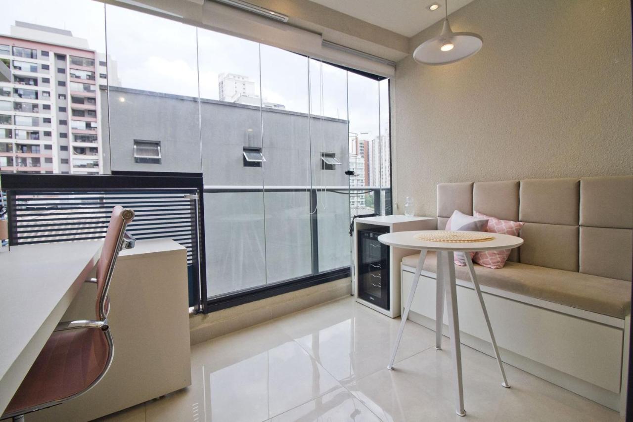 サンパウロLindo Loft Pet Friendly Em Pinheiros Spアパートメント エクステリア 写真