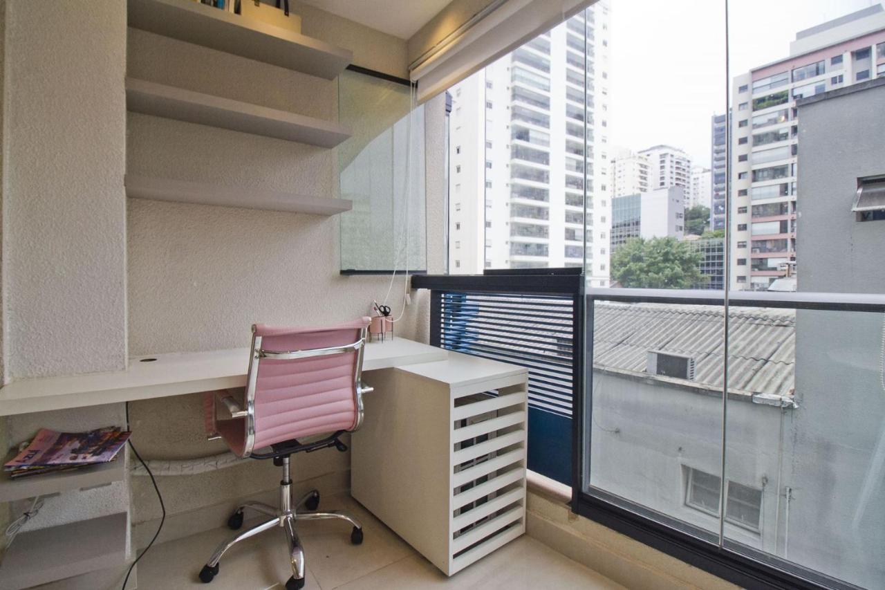 サンパウロLindo Loft Pet Friendly Em Pinheiros Spアパートメント エクステリア 写真