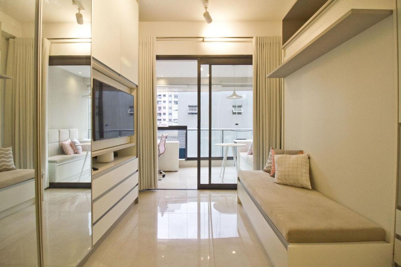 サンパウロLindo Loft Pet Friendly Em Pinheiros Spアパートメント エクステリア 写真