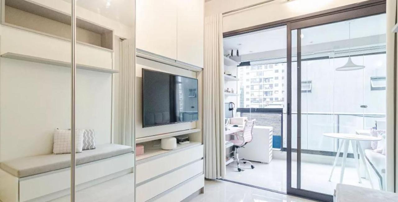 サンパウロLindo Loft Pet Friendly Em Pinheiros Spアパートメント エクステリア 写真